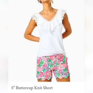 Lilly Pulitzer Buttercup Knit Short in That's What I Herd